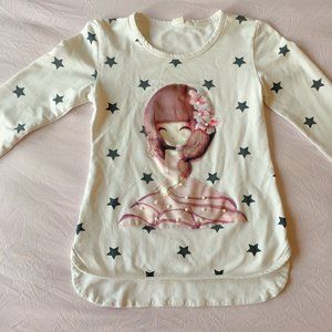 long-sleeve girl's shirt